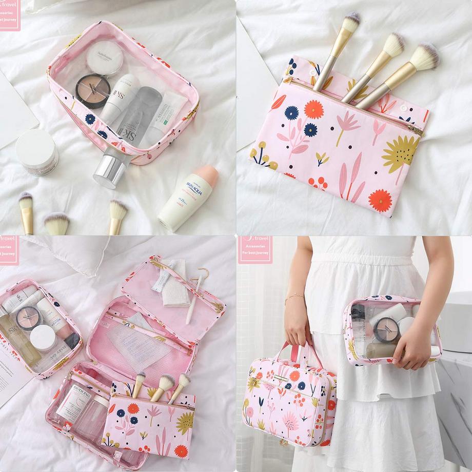 Only-bags.store Trousse de Toilette de Voyage à Suspendre Grande Trousse Cosmétique Étanche  