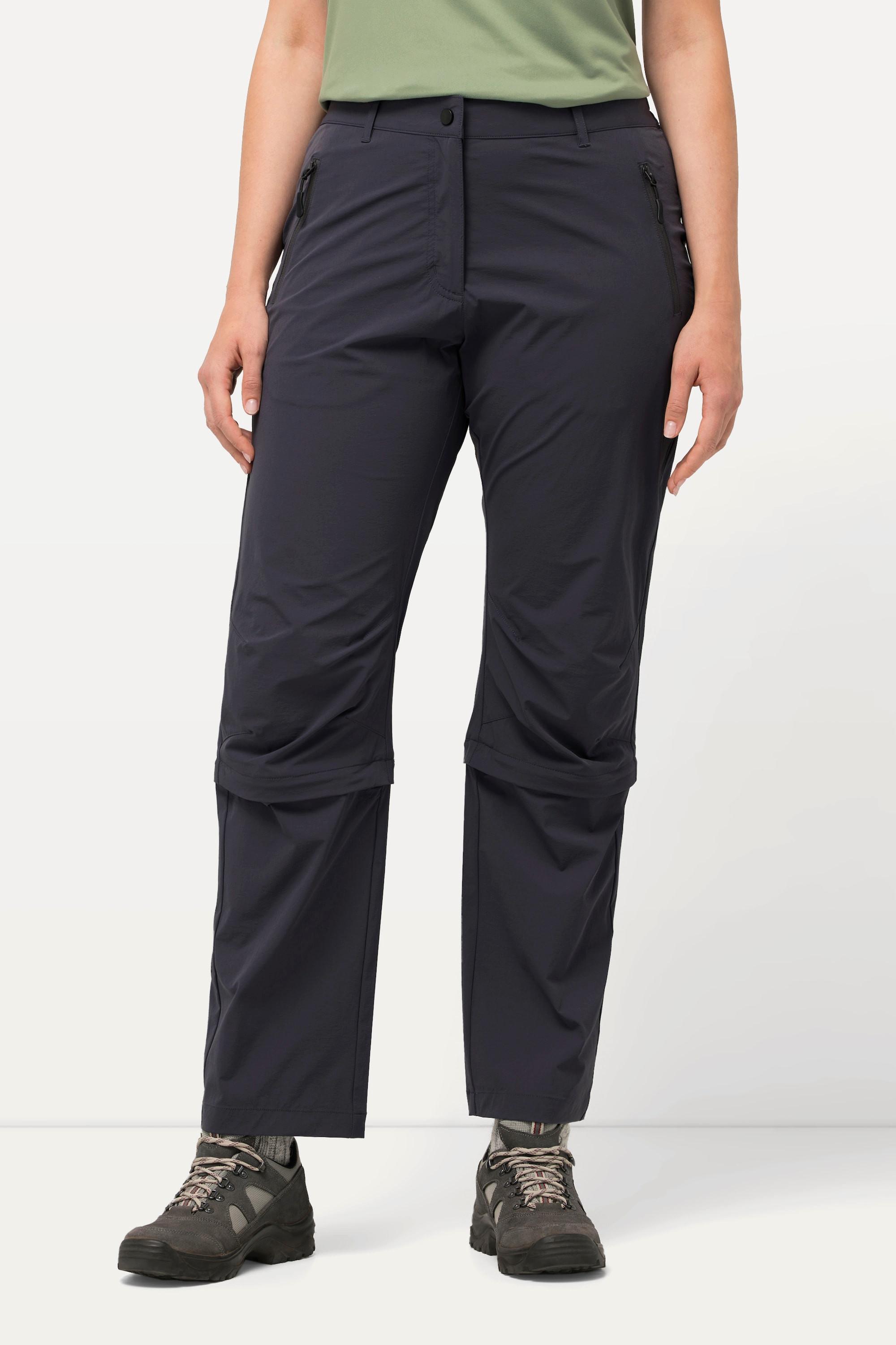 Ulla Popken  Pantalon modulable à système Zipp-Off, longueur ajustable, séchage rapide 