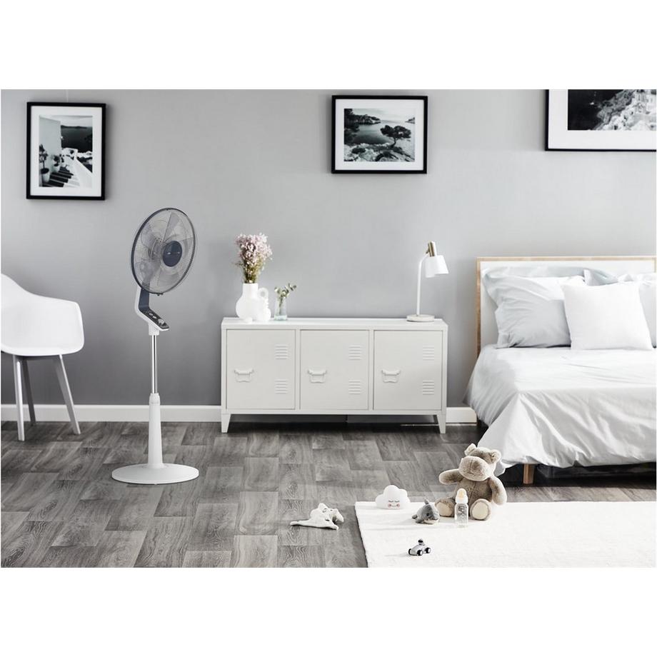 Rowenta Standventilator Turbo Silence GrauWeiss  