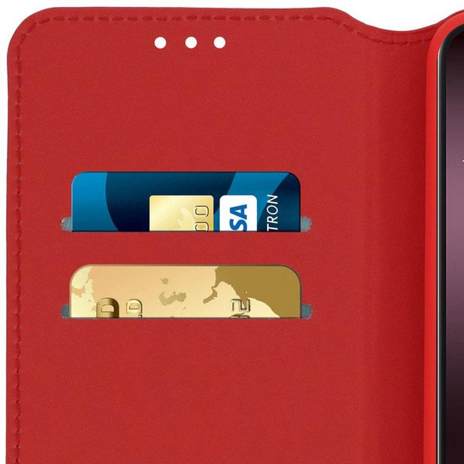Avizar  Custodia Flip Galaxy A10 Rosso 