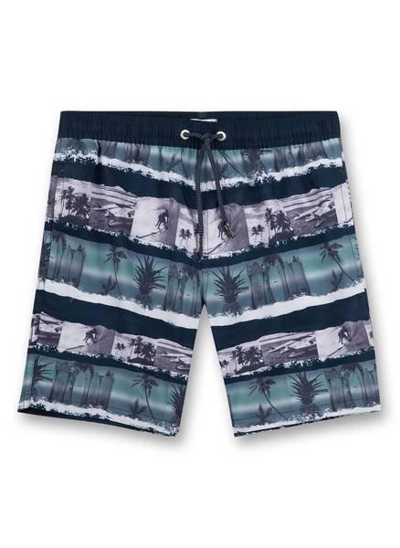Image of Badeshorts Bequem Sitzend Jungen Blau 140