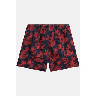 JP1880  Shorts da mare con cintura elastica e stampa floreale 