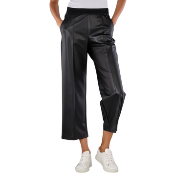 Chiara Cropped Pants Wide Leg Light Vegan