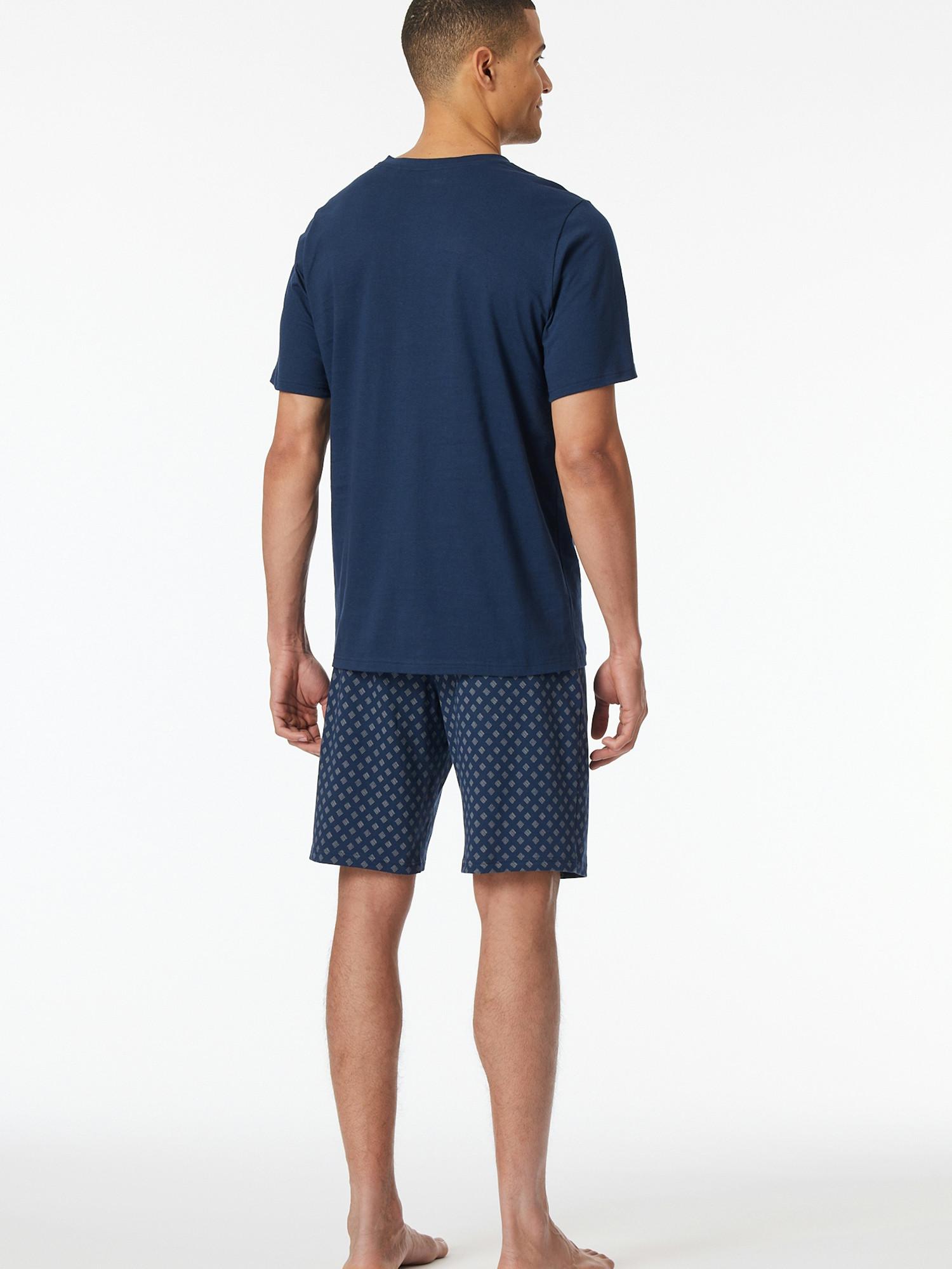 Schiesser Casual Essentials Kurzer Pyjama  