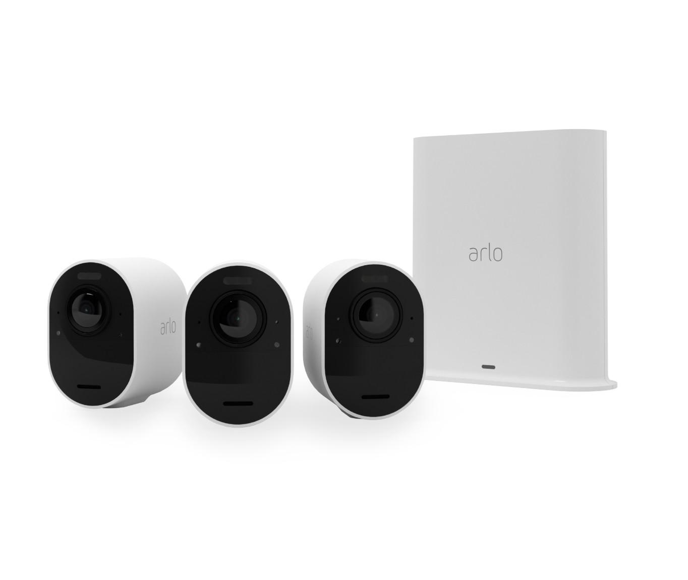 Arlo  Arlo Ultra 2 Telecamera di Sorveglianza esterno, set da 3 bianco 