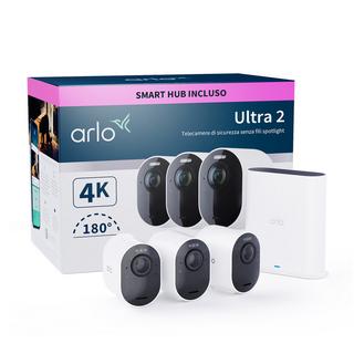 Arlo  Arlo Ultra 2 Telecamera di Sorveglianza esterno, set da 3 bianco 