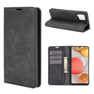 Cover-Discount  Galaxy A42 - Seidige Stand Flip Case Hülle 