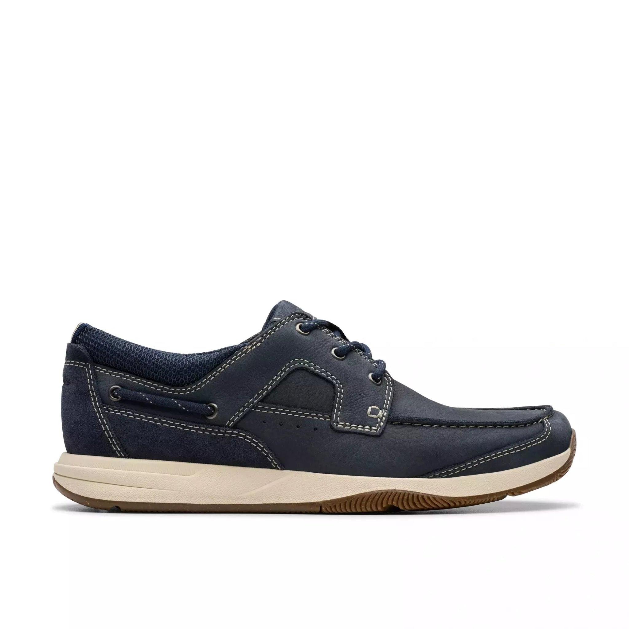 Image of Sailview Lace - Nubuk Schnürschuh Unisex Blau 41