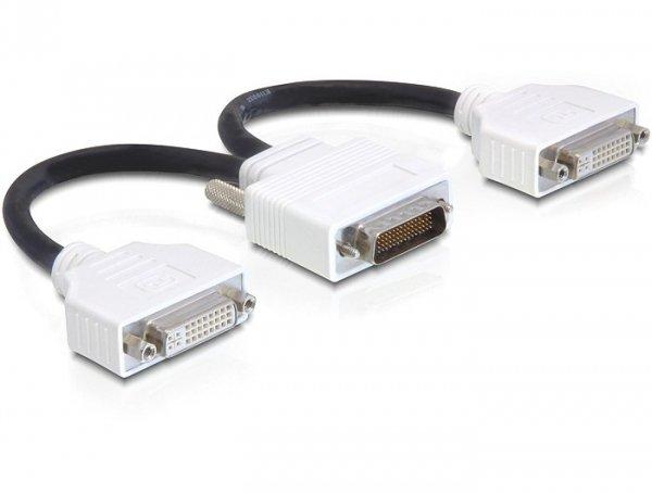 DeLock  DeLOCK 65281 Videokabel-Adapter 0,2 m DMS 2 x DVI Schwarz 