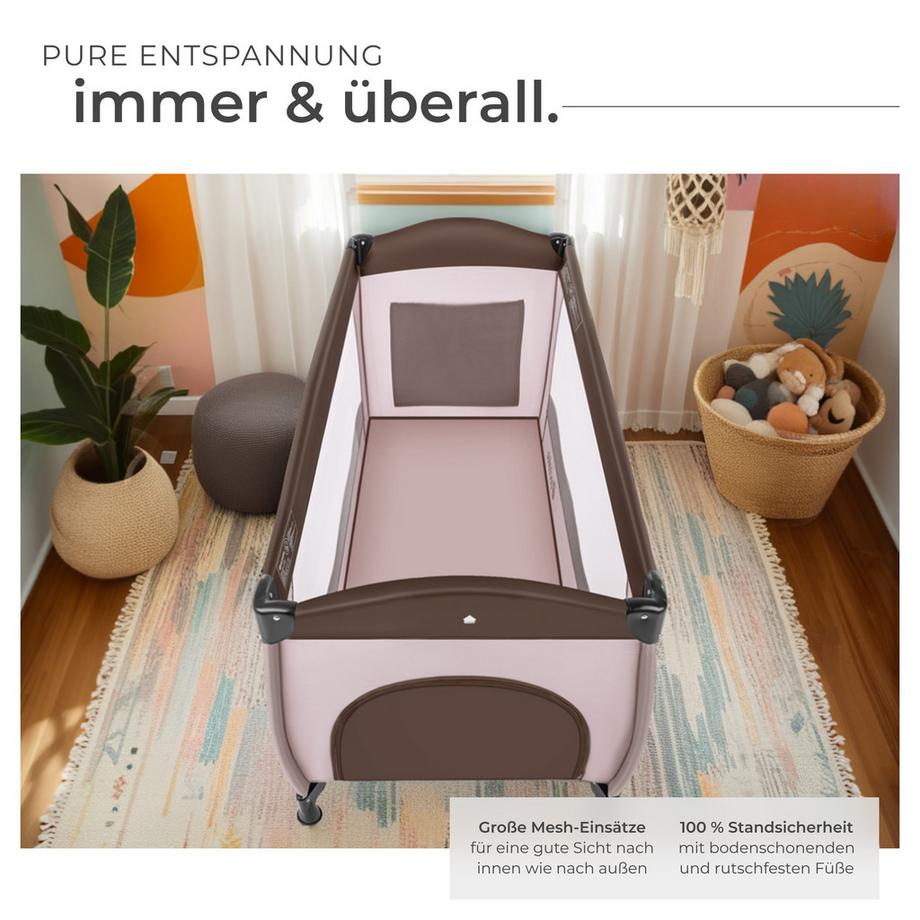 Tectake  Lettino da viaggio per bambini 