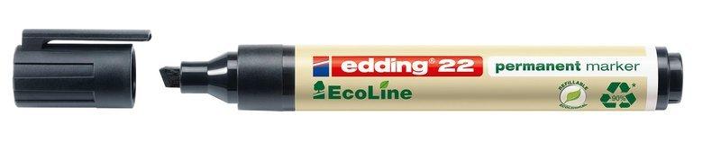 Edding EDDING Permanent Marker 22 1.0-5.0mm 22-1 schwarz  