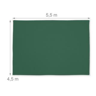 B2X Voile d'ombrage rectangulaire vert  