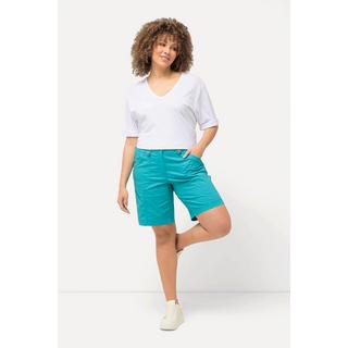 Ulla Popken  Bermuda style cargo 4 poches, taille confortable 