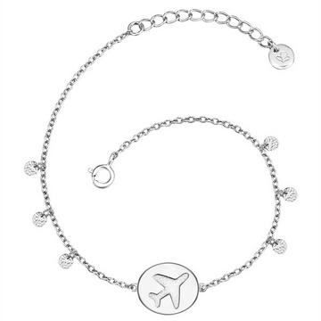 Femme Bracelet en argent Avion