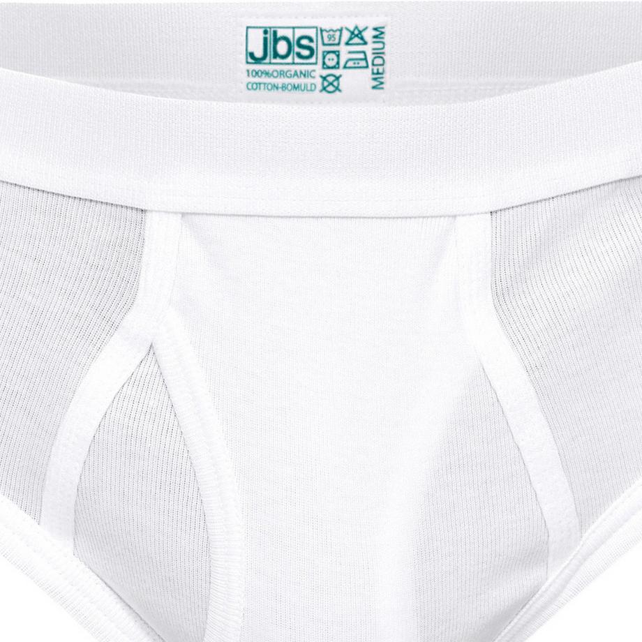 JBS Lot de 4 Slips Midi en Coton Biologique  