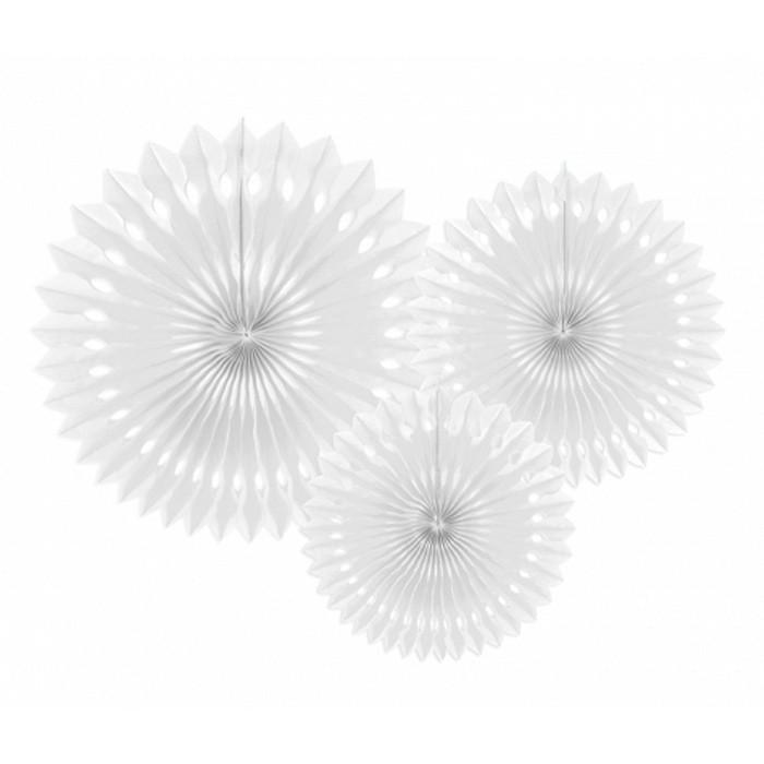 Image of 3 Rosetten - Weiß Unisex Weiss ONE SIZE