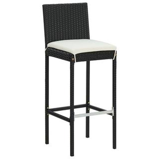 VidaXL Tabouret de bar rotin synthétique  