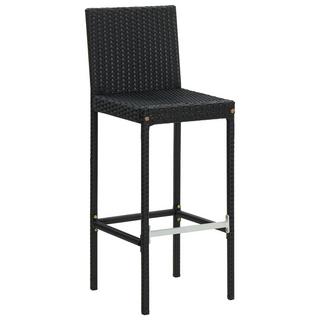 VidaXL Tabouret de bar rotin synthétique  