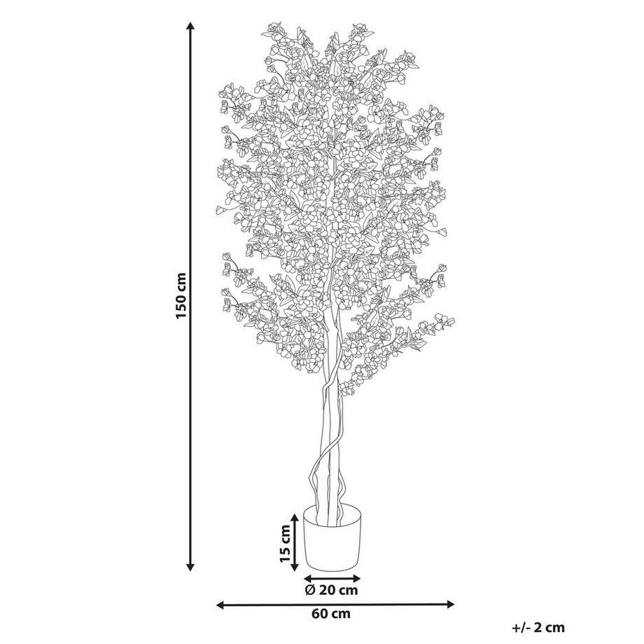 Beliani Plante artificielle en Matière synthétique Moderne SAKURA  