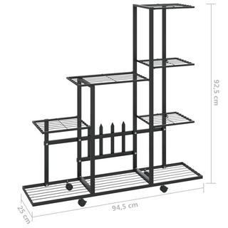 VidaXL supporto per piante Metallo  