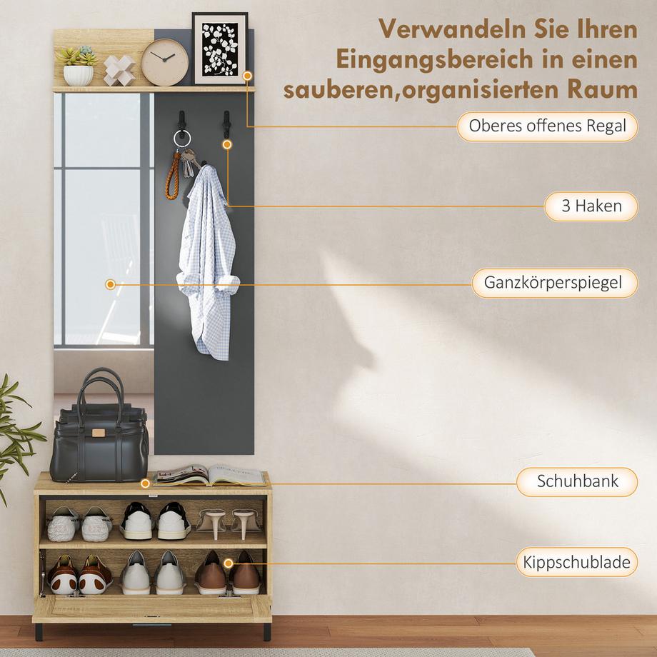 HOMCOM Garderobe Set  