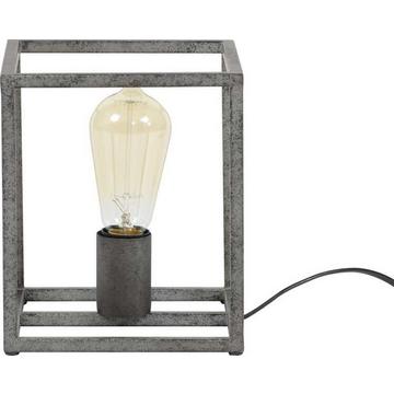 Lampe de table Cubic finition argent antique