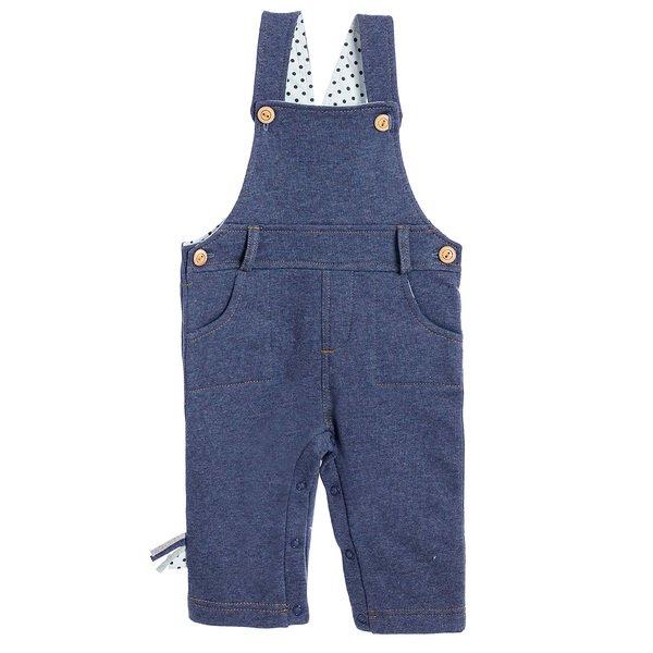 Image of Latzhose Unisex Indigo 6-12 mesi