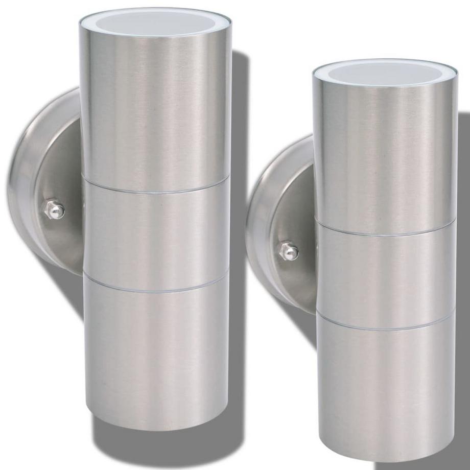 VidaXL Applique murale acier inoxydable  