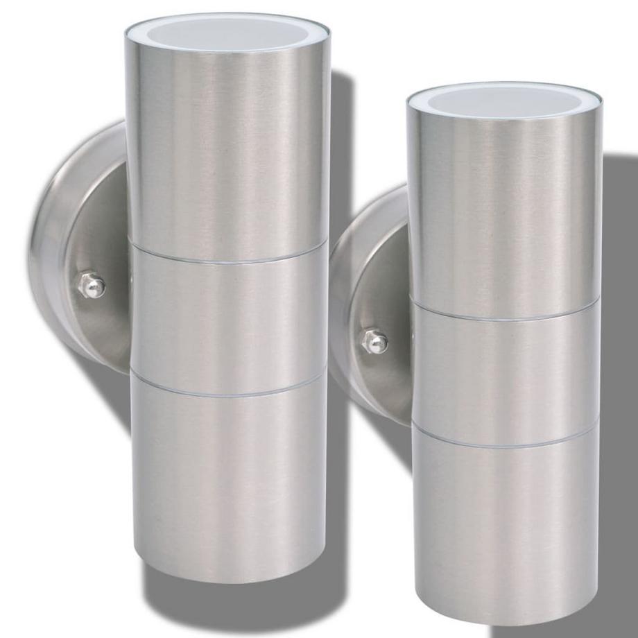 VidaXL Applique murale acier inoxydable  