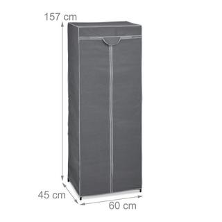 Northix Armoire en tissu avec tringle à vêtements  