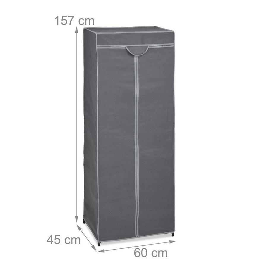 Northix Armadio in tessuto con asta appendiabiti  