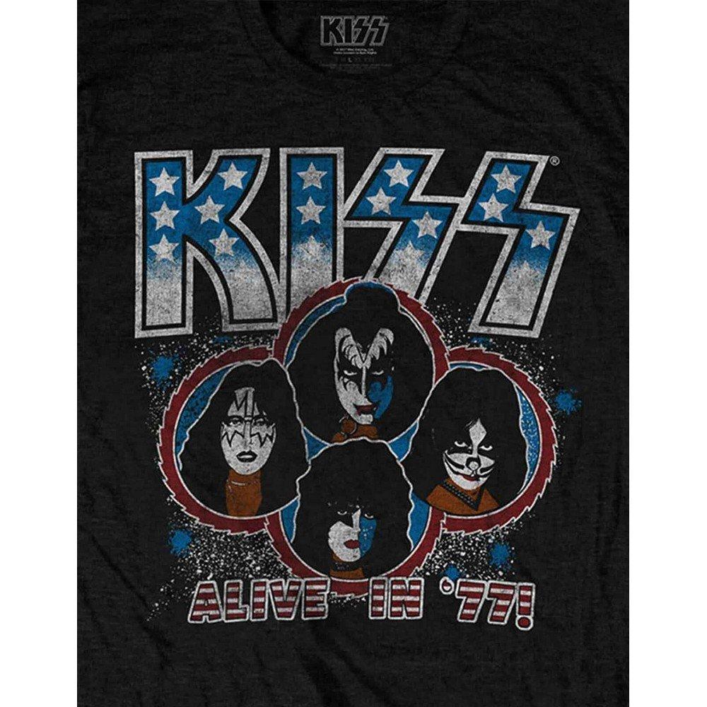 KISS  Tshirt ALIVE IN ´77 