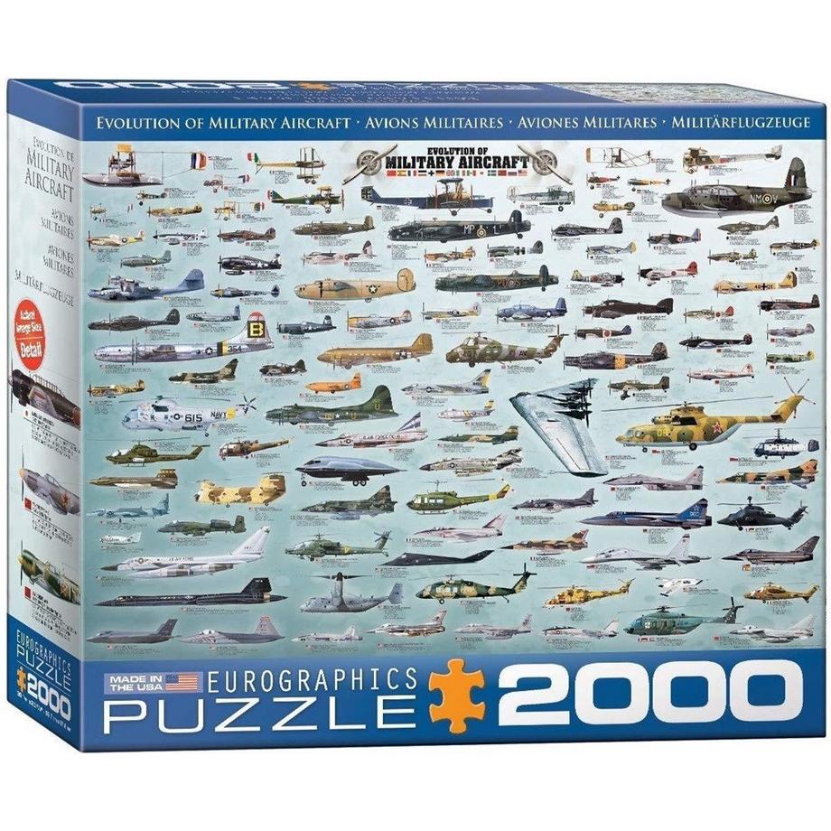 Puzzle Kriegsflugzeuge Evolution (2000Teile)