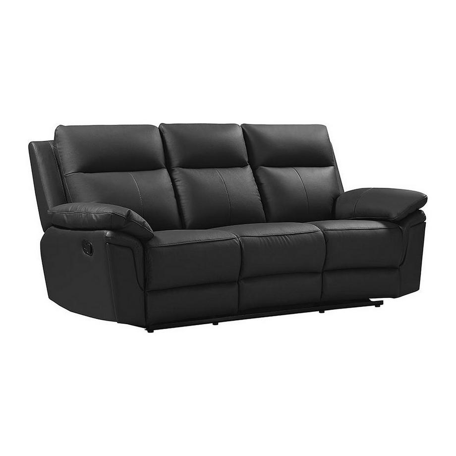 Vente-unique Relaxgarnitur 3+1 Büffelleder PAKITA  