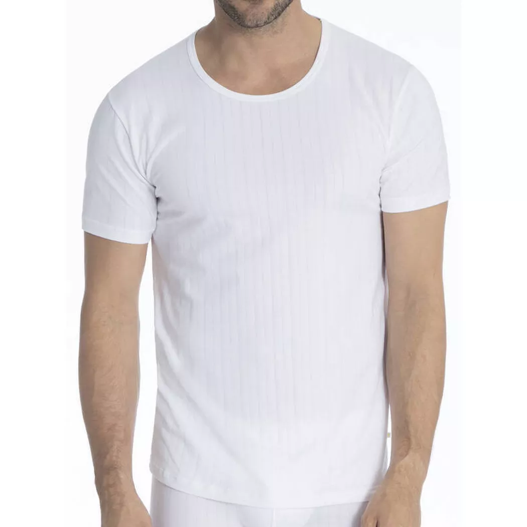 CALIDA Kurzarmshirt "Pure&Style" Rundhals-Ausschnitt, Kurzarm, elastisch, Single Jersey