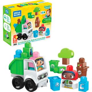 MEGA BLOKS  Green Town Sortier- und Recycling-Team (18Teile) 