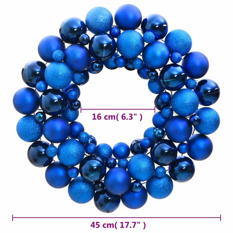VidaXL Couronne de noël polystyrène  