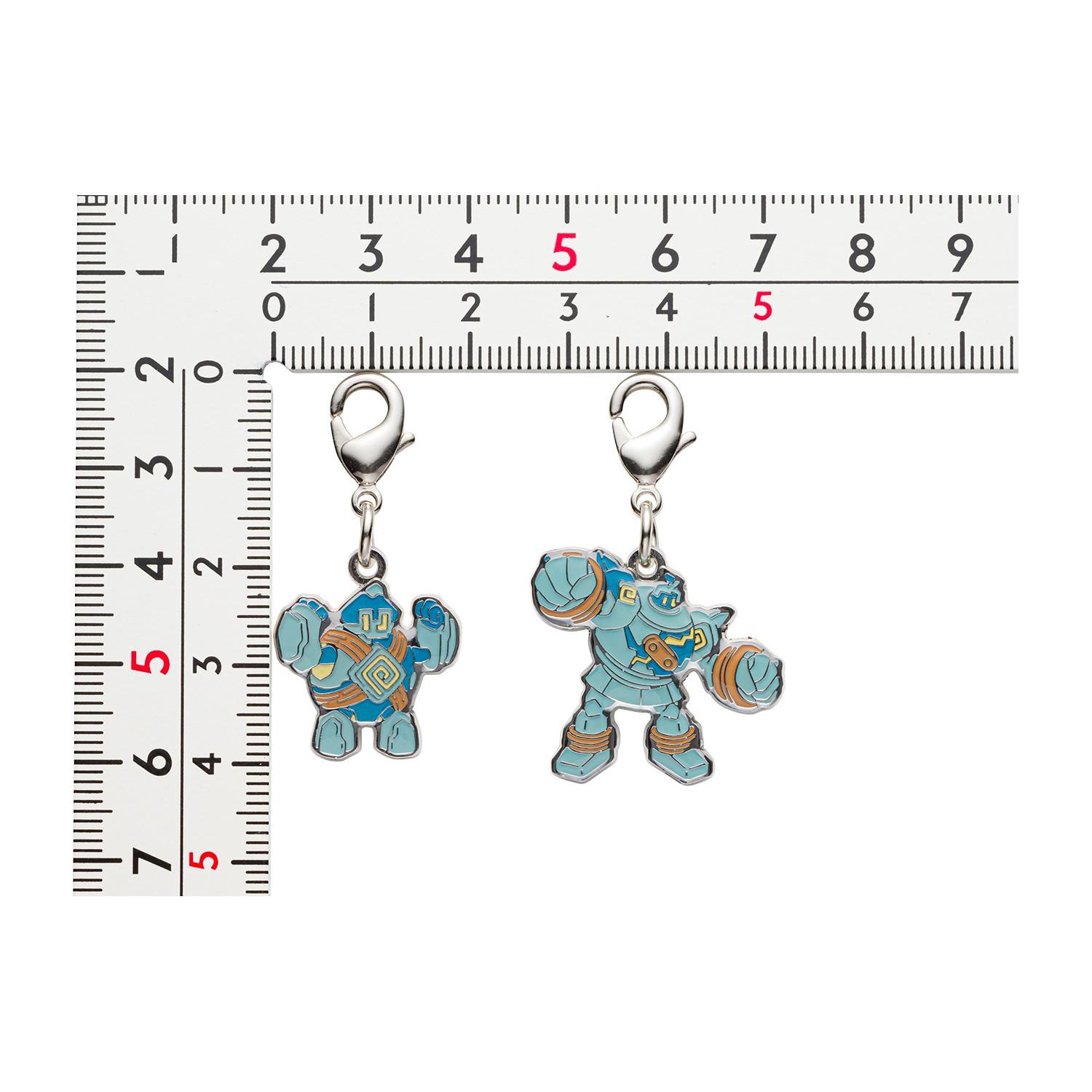 Pokémon Golett Golurk Portachiavi Set da 2 Pezzi  