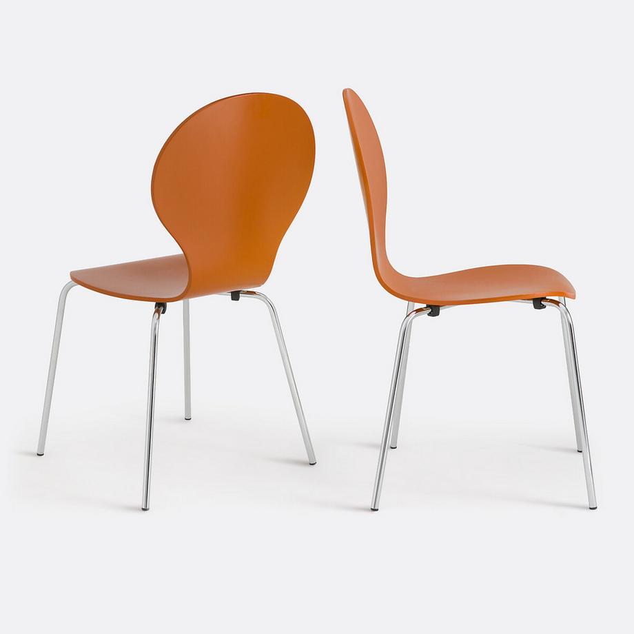 La Redoute Intérieurs 2er-Set Stapelstühle Lenon  