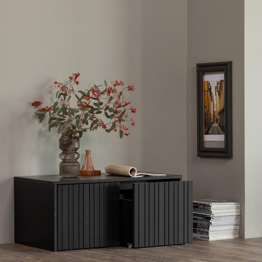 mutoni living Truhenbank Gravure Kiefer 88  