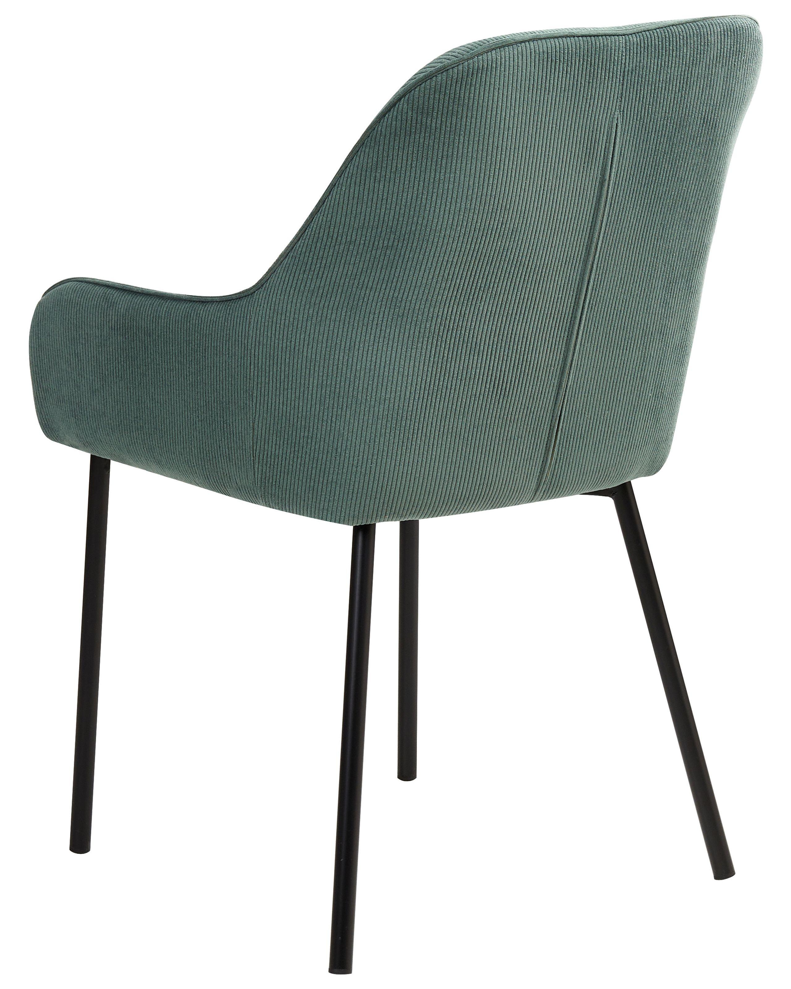 Beliani Set di 2 sedie da pranzo en Velluto a coste Retrò LOVERNA  