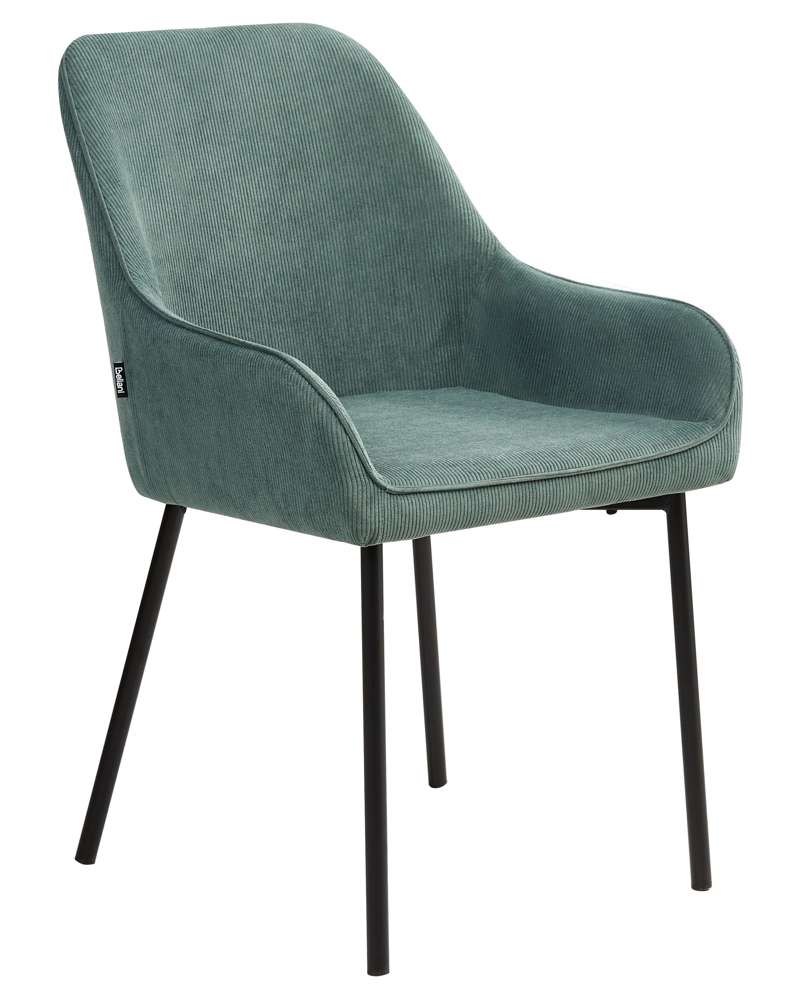 Beliani Set di 2 sedie da pranzo en Velluto a coste Retrò LOVERNA  