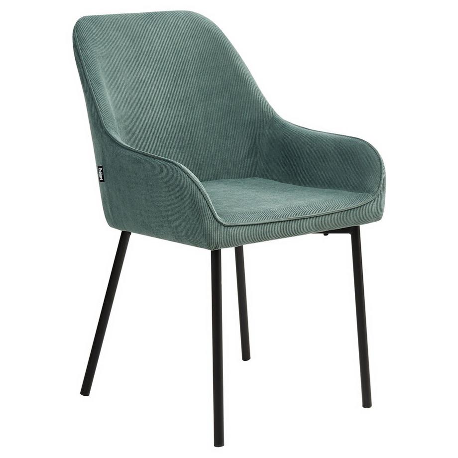 Beliani Esszimmerstuhl 2er Set aus Cord Retro LOVERNA  