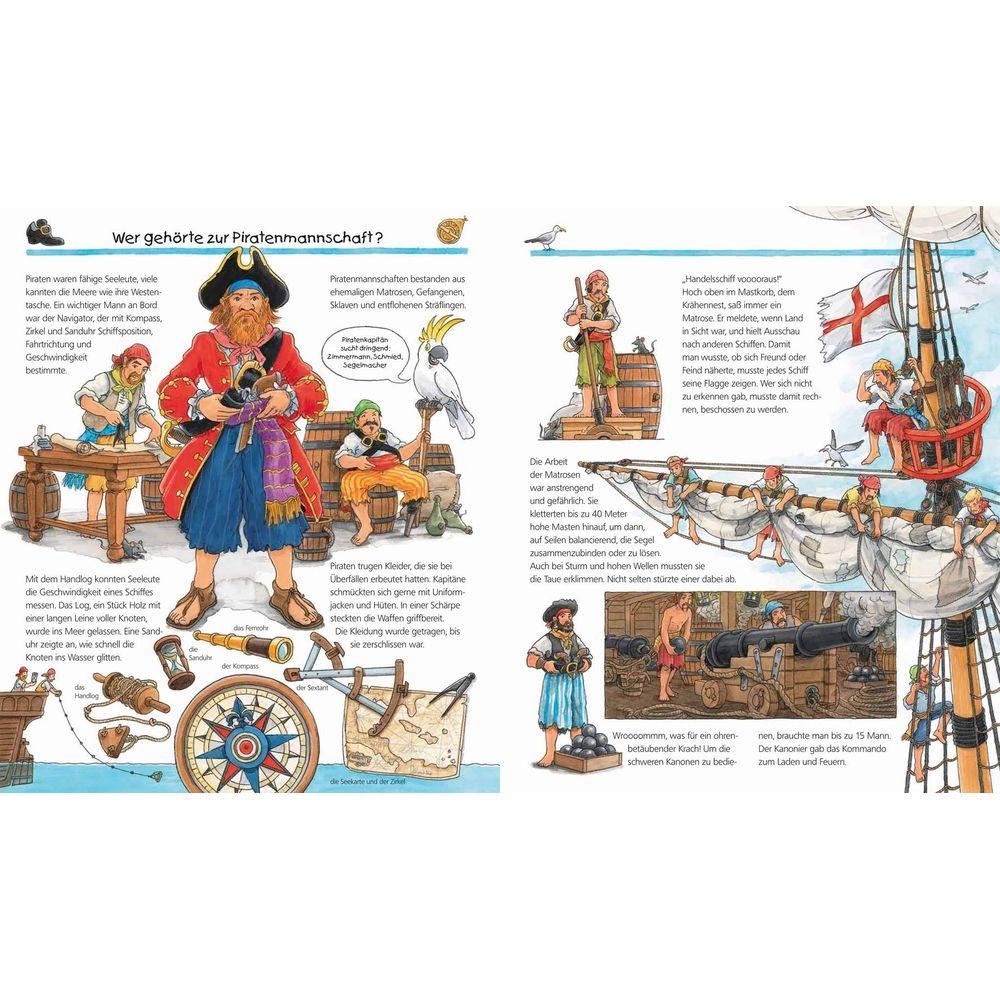 Wieso? Weshalb? Warum?, Band 40: Alles über Piraten Erne, Andrea; Nieländer, Peter (Illustrationen) Gebundene Ausgabe 