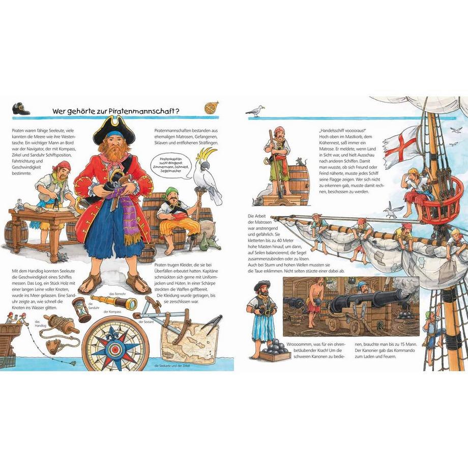 Wieso? Weshalb? Warum? Alles über Piraten (Nr.40) Erne, Andrea; Nieländer, Peter (Illustrationen) Copertina rigida 