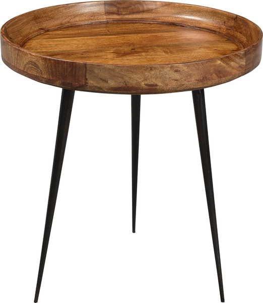Image of Beistelltisch Mangoholz rund 50x50 Beistelltisch Mangoholz rund 50x50