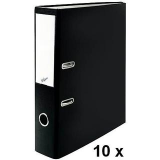 BÜROLINE BÜROLINE Ordner 7cm 670081 schwarz, 10 Stück A4  