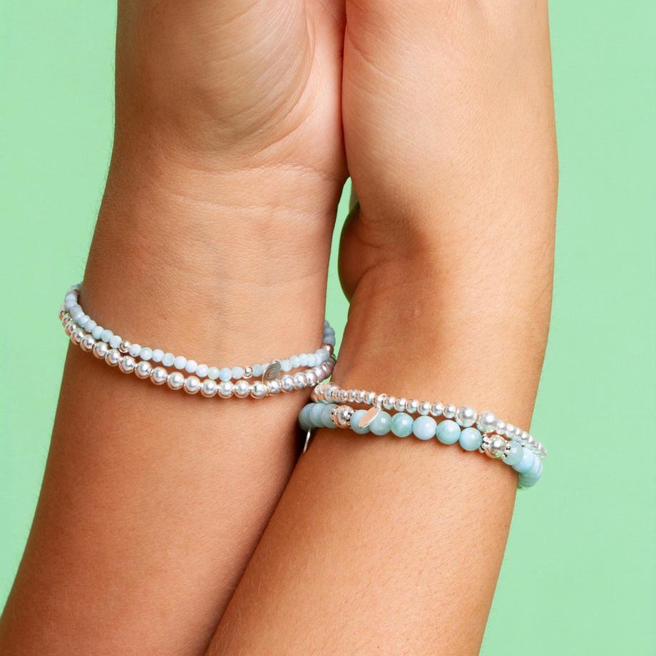 Balibay  Gina  Armband mit Larimar Edelsteinen 