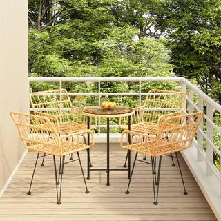 VidaXL Garten essgruppe poly-rattan  