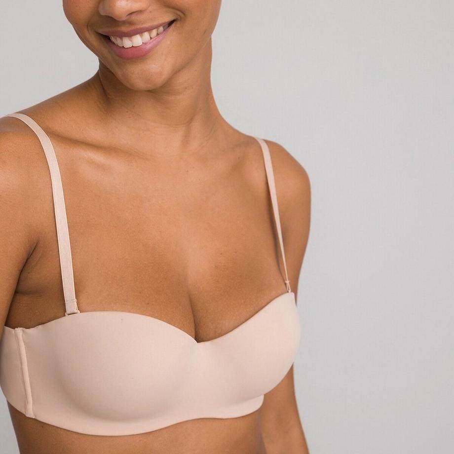 Soutien-gorge bandeau invisible en microfibre